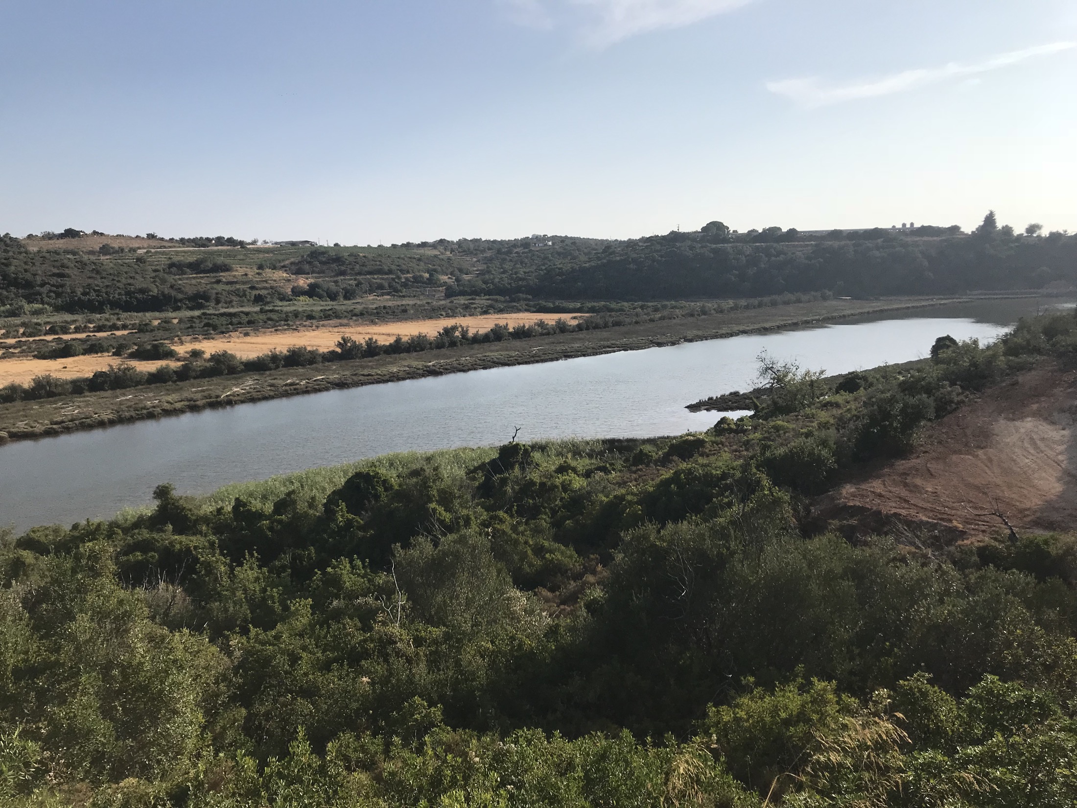 The Arade estuary bordering the Lago da Atalaia site